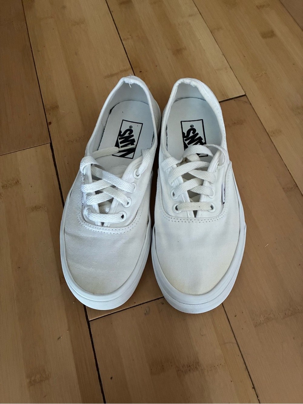 Vans Authentic Canvas Sneakers in White
